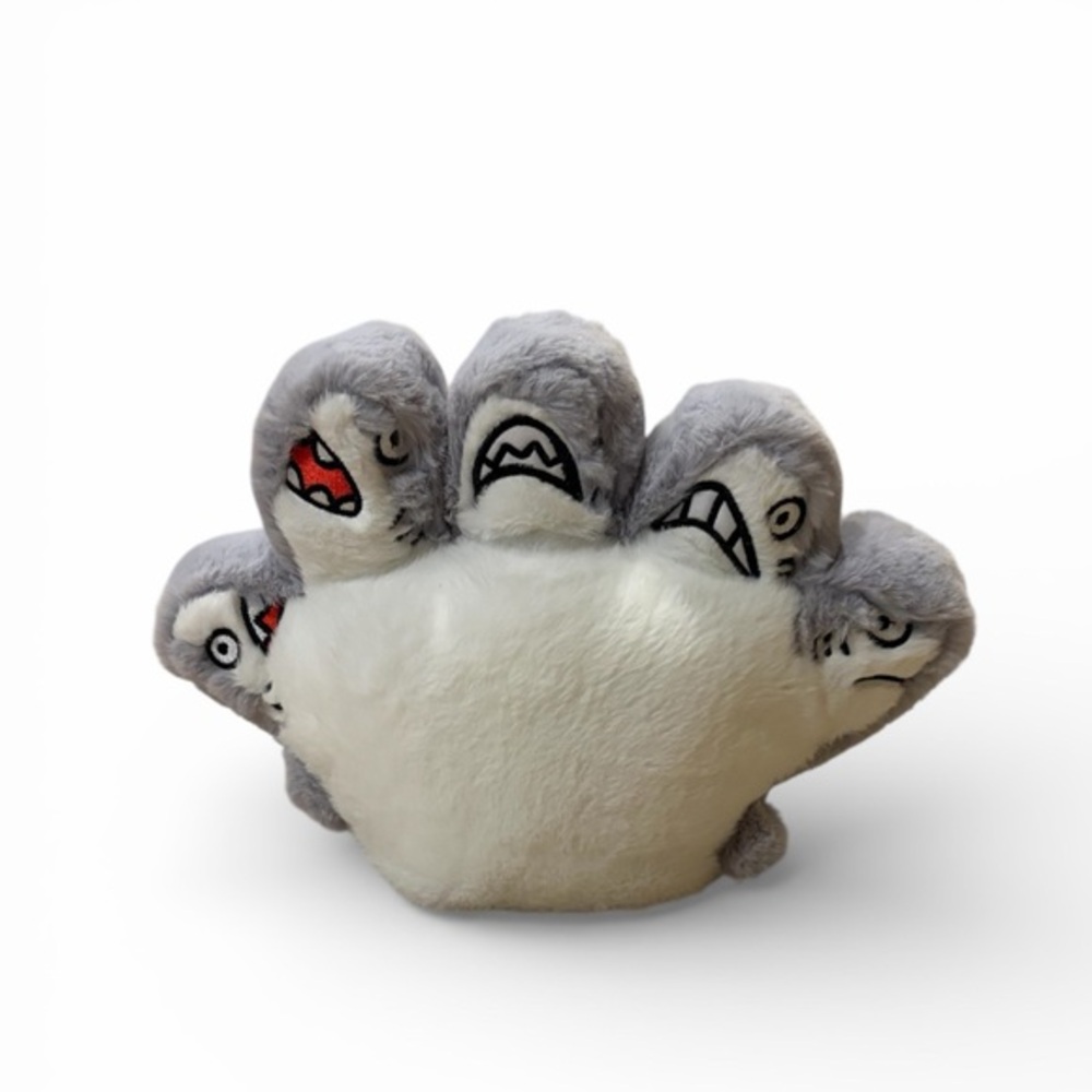 Rare 5-Headed Shark Hydra Hand Puppet Plush